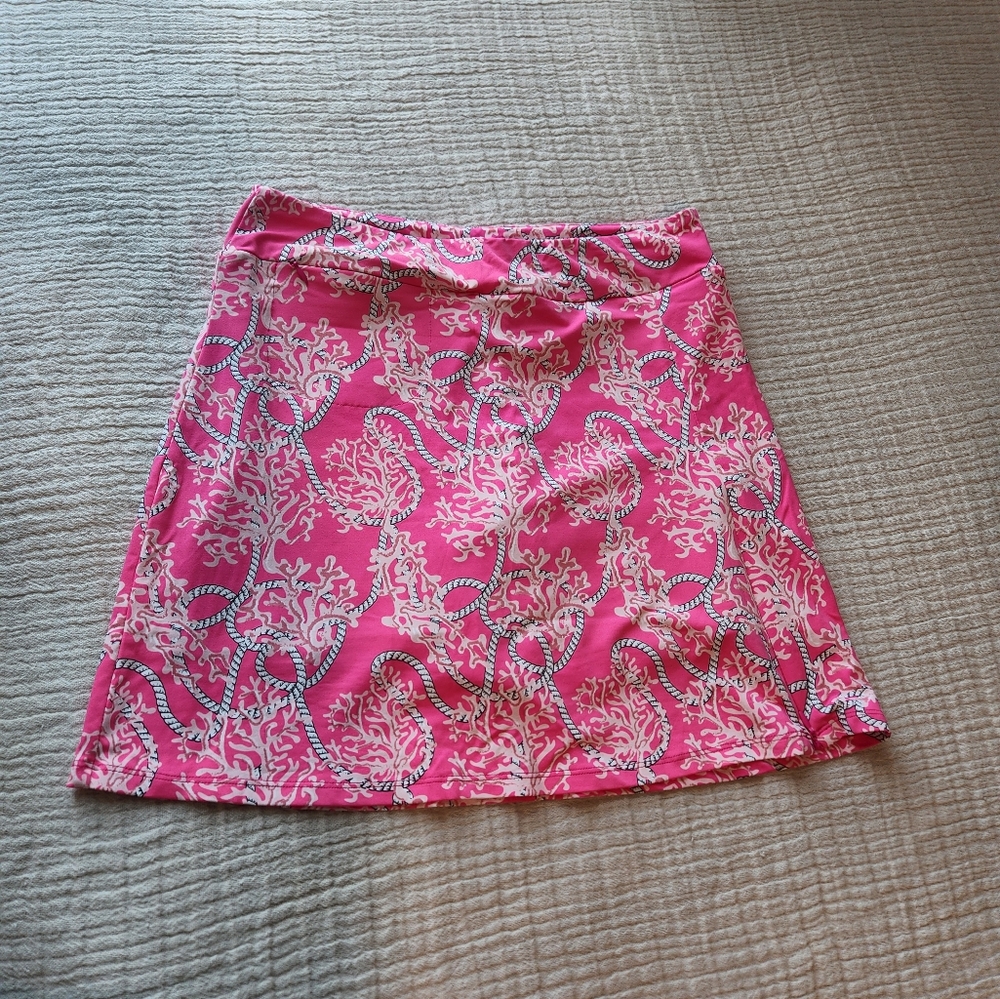Lulu B Pink Patterned Women's Skirt